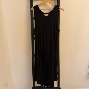 Philosophy‎ Black Sleeveless Midi Dress Woman Casual Summer